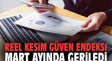 Reel Kesim Güven Endeksi mart ayında geriledi