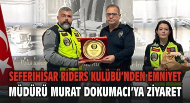 Seferihisar Riders Kulübü’nden Emniyet Müdürü Murat Dokumacı’ya Ziyaret