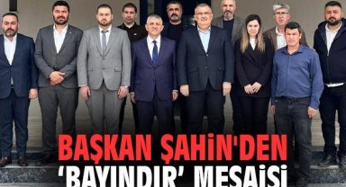 Başkan Şahin'den 'Bayındır' mesaisi
