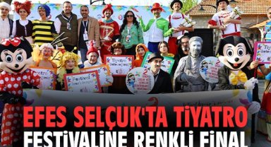 Efes Selçuk'ta tiyatro festivaline renkli final