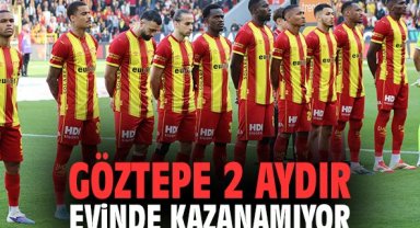Göztepe 2 aydır evinde kazanamıyor