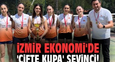 İzmir Ekonomi'de 'çifte kupa' sevinci!