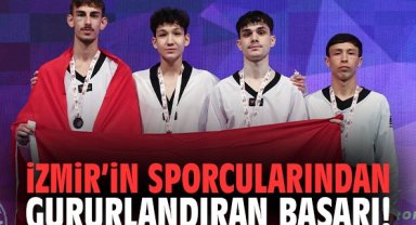 İzmir’in sporcularından gururlandıran başarı!