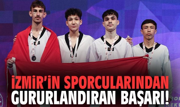 İzmir’in sporcularından gururlandıran başarı!