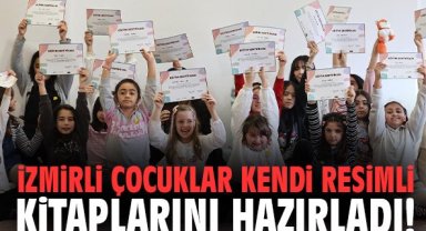 İzmirli çocuklar kendi resimli kitaplarını hazırladı