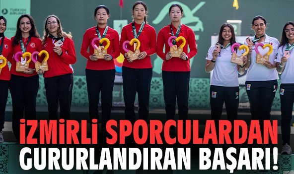 İzmirli sporculardan gururlandıran başarı!