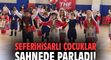 Seferihisarlı çocuklar sahnede parladı!