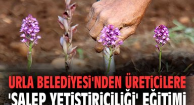 Urla Belediyesi'nden üreticilere 'Salep Yetiştiriciliği' eğitimi