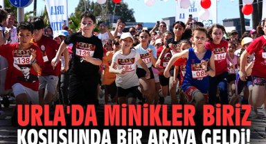 Urla'da minikler Birİz koşusunda bir araya geldi!