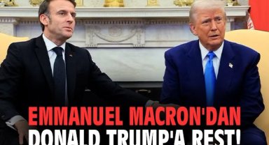 Emmanuel Macron'dan Donald Trump'a rest!