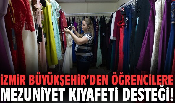 İzmir Büyükşehir’den öğrencilere mezuniyet kıyafeti desteği!