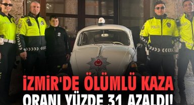 İzmir'de ölümlü kaza oranı yüzde 31 azaldı!