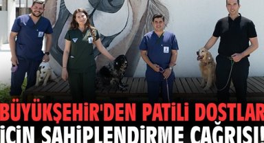 Büyükşehir'den patili dostlar için sahiplendirme çağrısı!