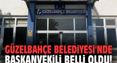 Güzelbahçe Belediyesi'nde başkanvekili belli oldu!
