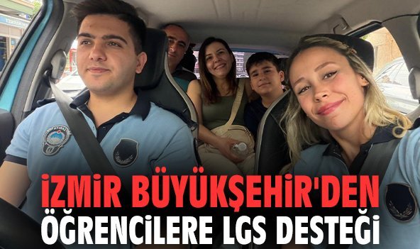 İzmir Büyükşehir'den öğrencilere LGS desteği