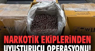 İzmir'de narkotik ekiplerinden uyuşturucu operasyonu!