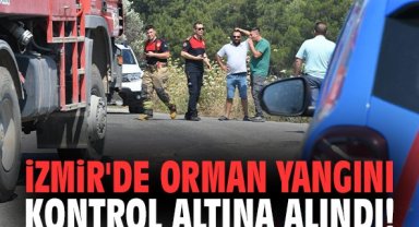 İzmir'de orman yangını kontrol altına alındı!