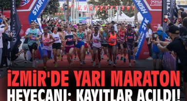 İzmir'de yarı maraton heyecanı: Kayıtlar açıldı!