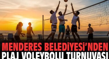 Menderes Belediyesi’nden plaj voleybolu turnuvası