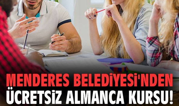 Menderes Belediyesi'nden ücretsiz Almanca kursu!