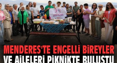 Menderes'te engelli bireyler ve aileleri piknikte buluştu