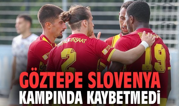 Göztepe Slovenya kampında kaybetmedi
