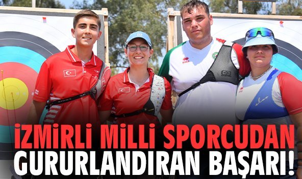 İzmirli milli sporcudan gururlandıran başarı!