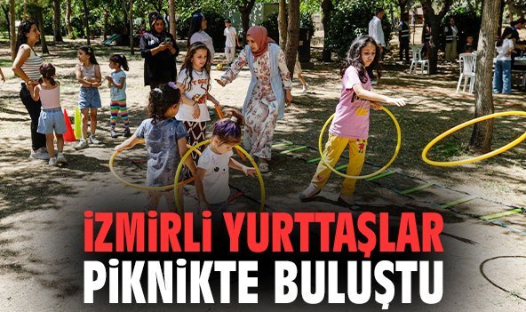 İzmirli yurttaşlar piknikte buluştu