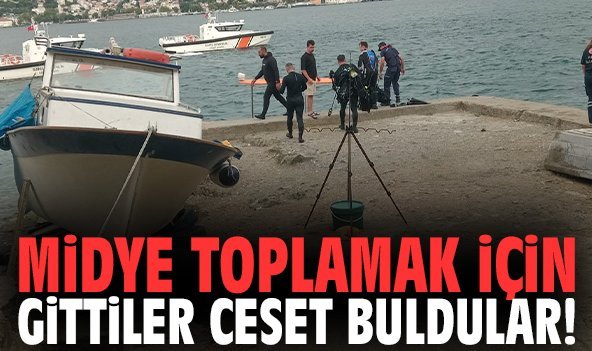 Midye toplamak için gittiler ceset buldular!
