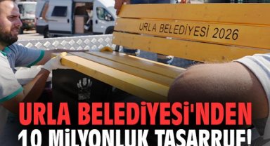 Urla Belediyesi'nden 10 milyonluk tasarruf!