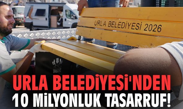 Urla Belediyesi'nden 10 milyonluk tasarruf!