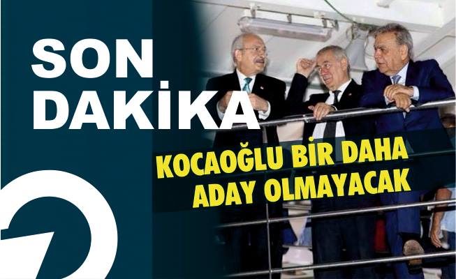 Son dakika: Aziz Kocaoğlu adaylık kararını açıkladı
