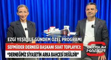 Seferihisar Müteahhitler Derneği Başkanı Suat Toplayıcı:"Derneğimiz Siyasetin Arka Bahçesi Değildir"