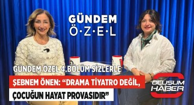 Şebnem Önen: "Drama Tiyatro Değil, Çocuğun Hayat Provasıdır"